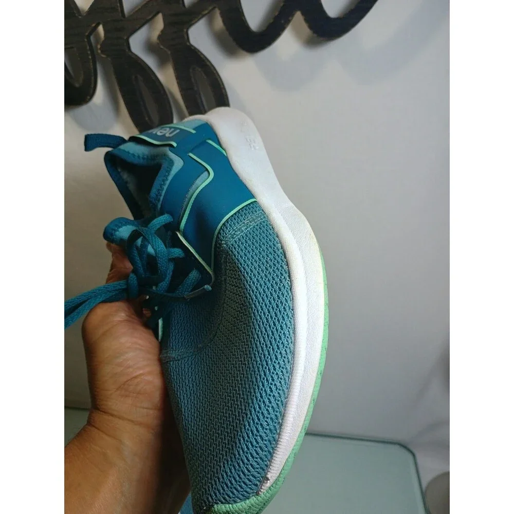 New Balance Nergize Sport Women's Mesh Lace-Up Low Top Sneakers Blue Green